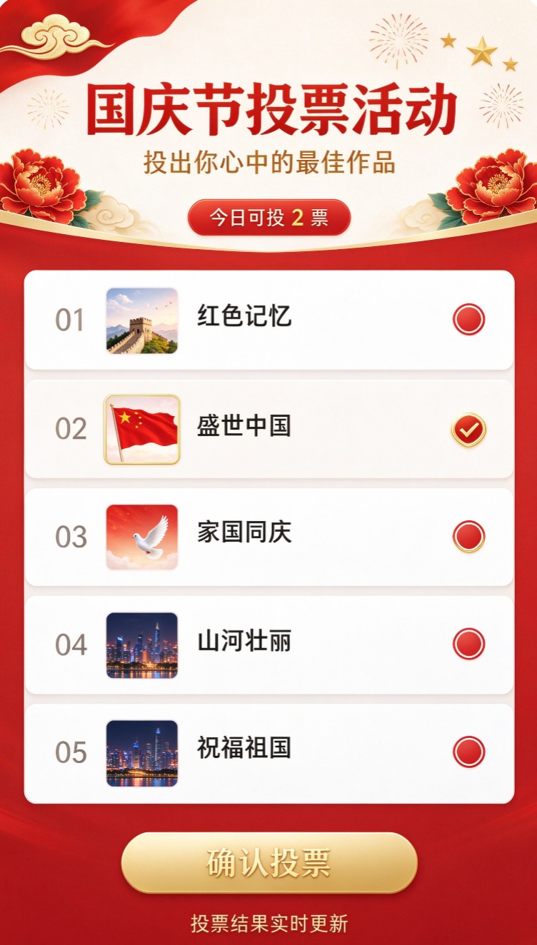 国庆投票